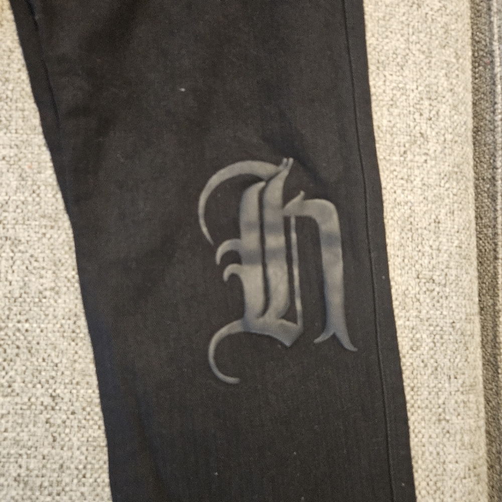 Honor the Gift Kids Pants 12 Black Unisex Relaxed Fit Streetwear EUC - Picture 5 of 10